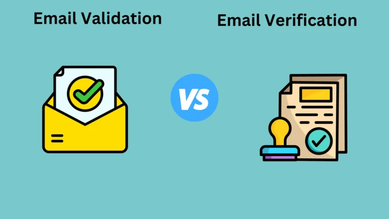 email validation vs email verification